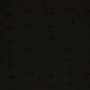 Floral Cotton Anglaise (Black)