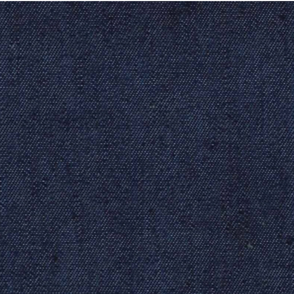 Denim Chambray- Plain Dark Blue