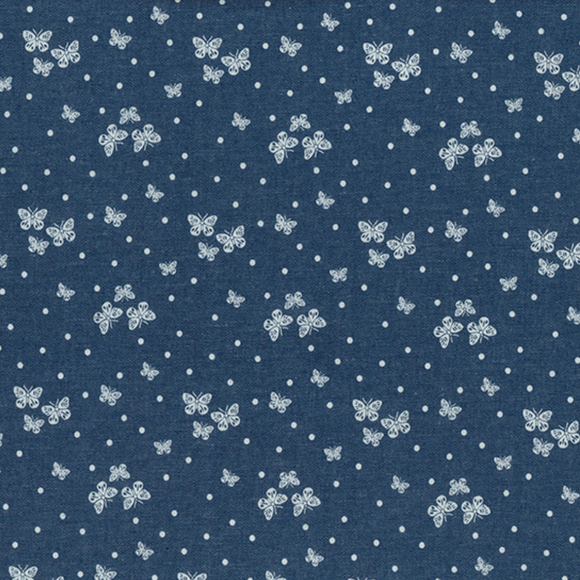 Denim Chambray- Butterflies