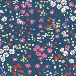 Denim Chambray- Colourful Floral