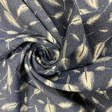 Denim Chambray- Feathers