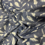 Denim Chambray- Feathers