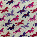 Scandi Unicorns Printed Cotton