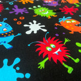 Funny Monsters Printed Cotton