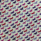 Scandi Unicorns Printed Cotton