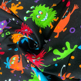 Funny Monsters Printed Cotton
