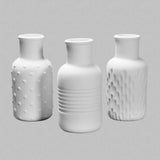 Textured Bud Vases