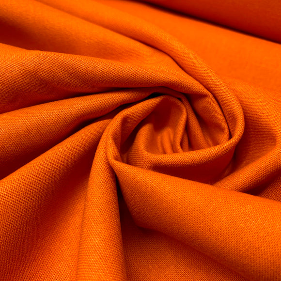 Plain Orange 100% Cotton