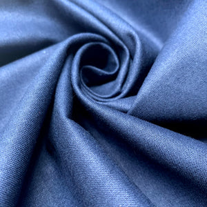 Plain Navy 100% Cotton