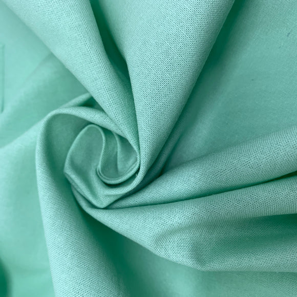 Plain Mint 100% Cotton