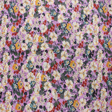 Tropical Floral (Lilac) Printed Cotton Lawn